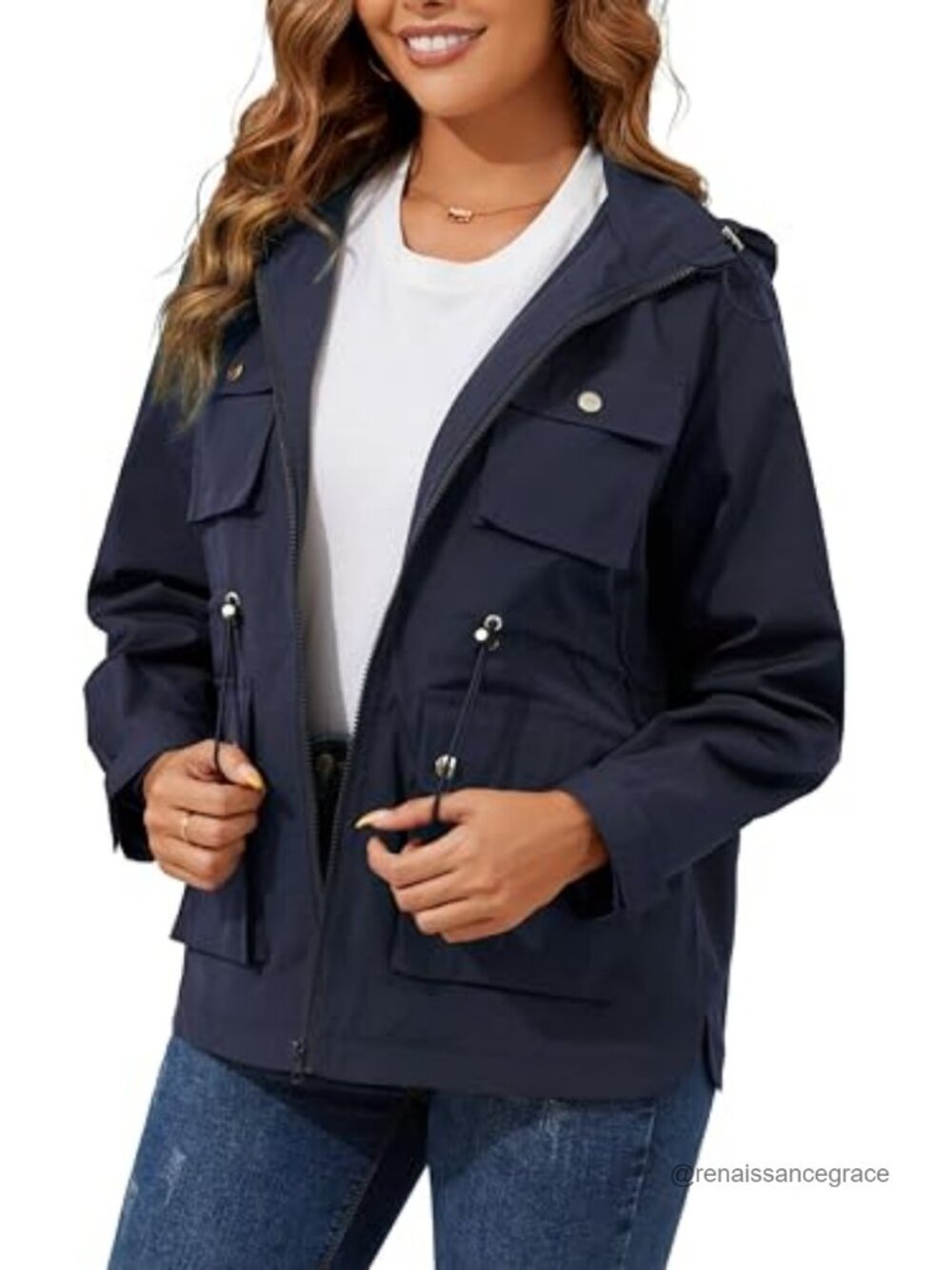 Packable Military Utility Anorak Jacket Waterproof Windbreaker